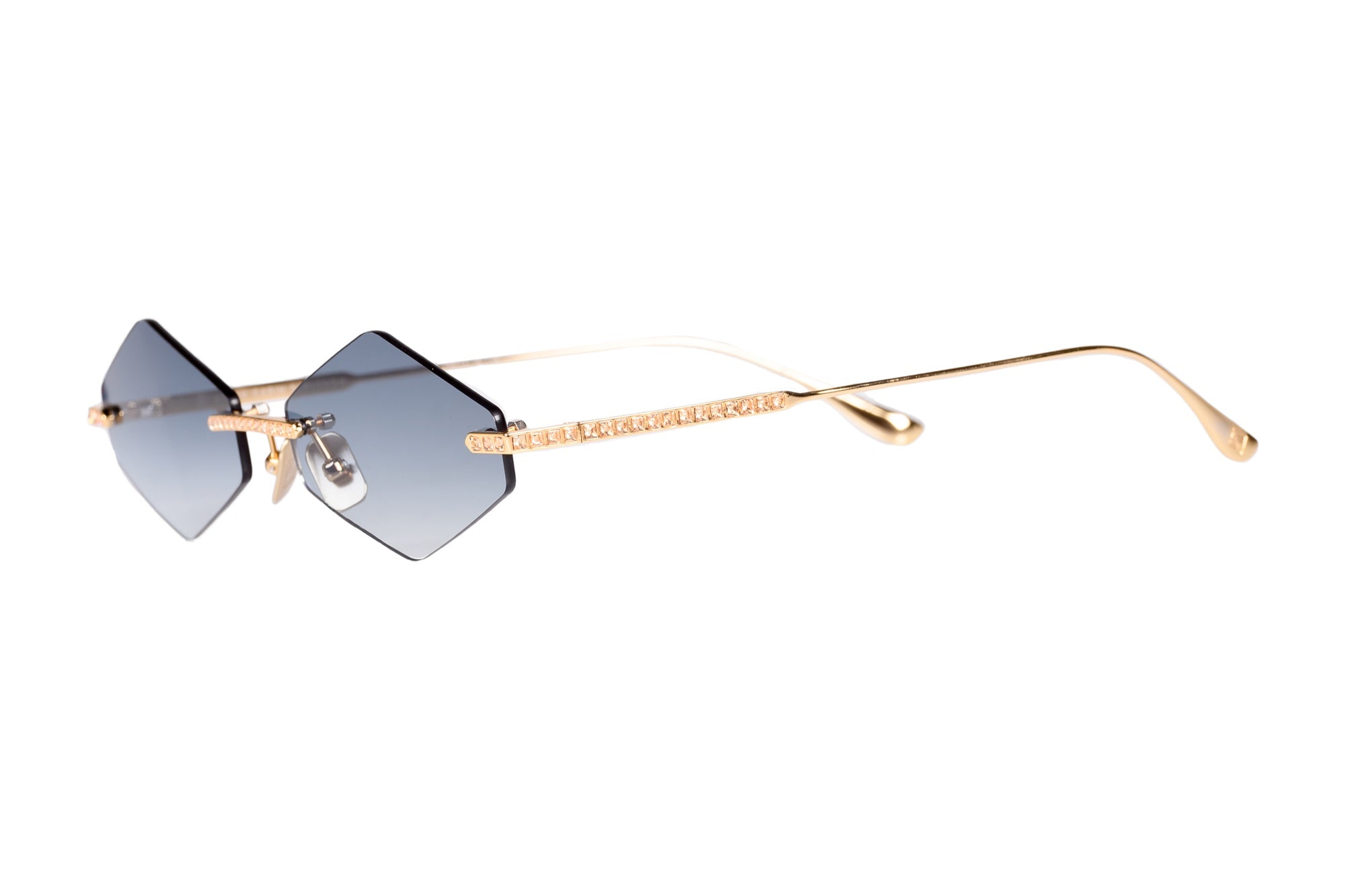 CRYSTAL NEST - TRIANGLE - Gold Grey