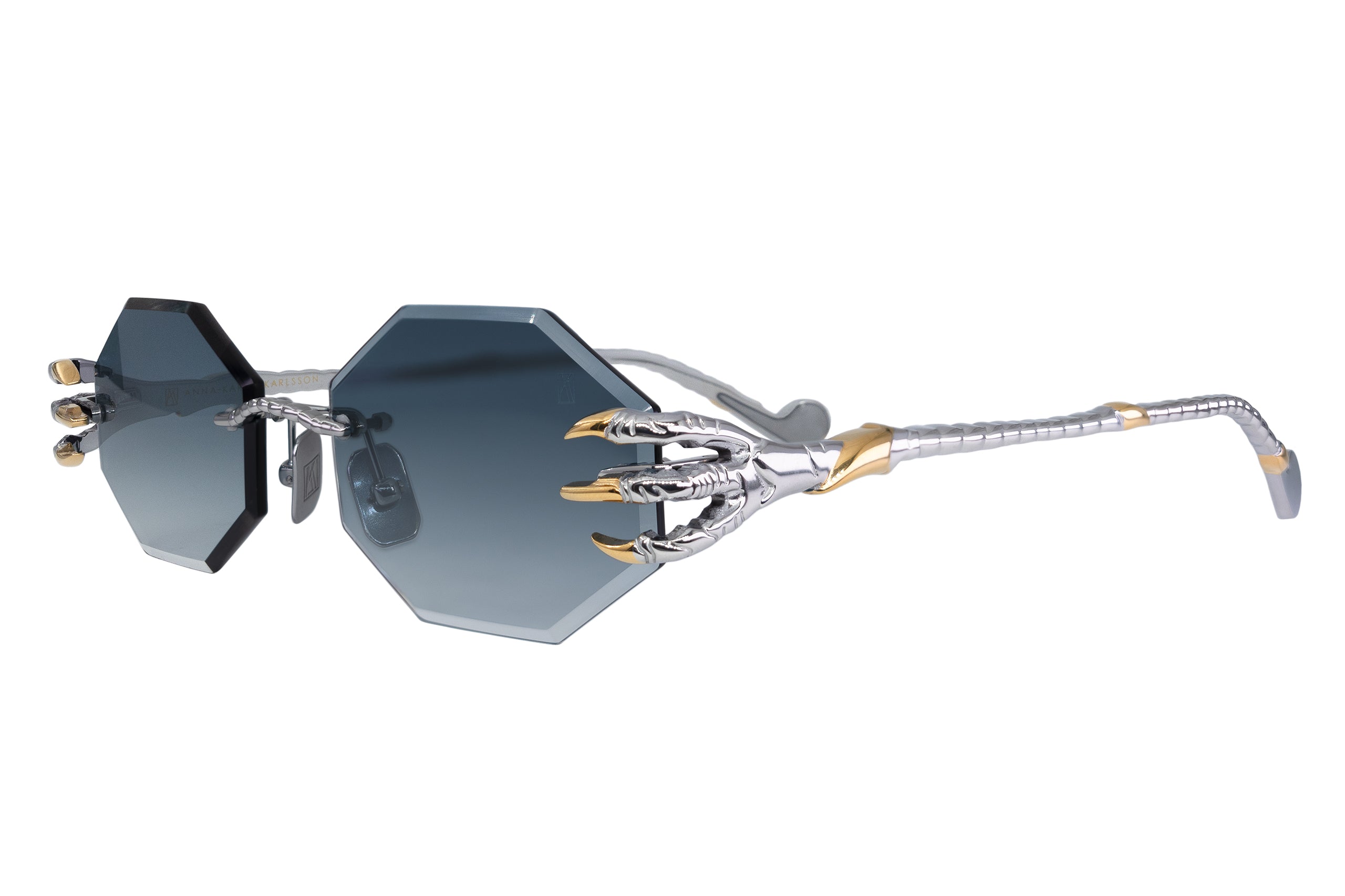 THE CLAW & THE NEST - OCTAGONAL 2.0 - White Gold