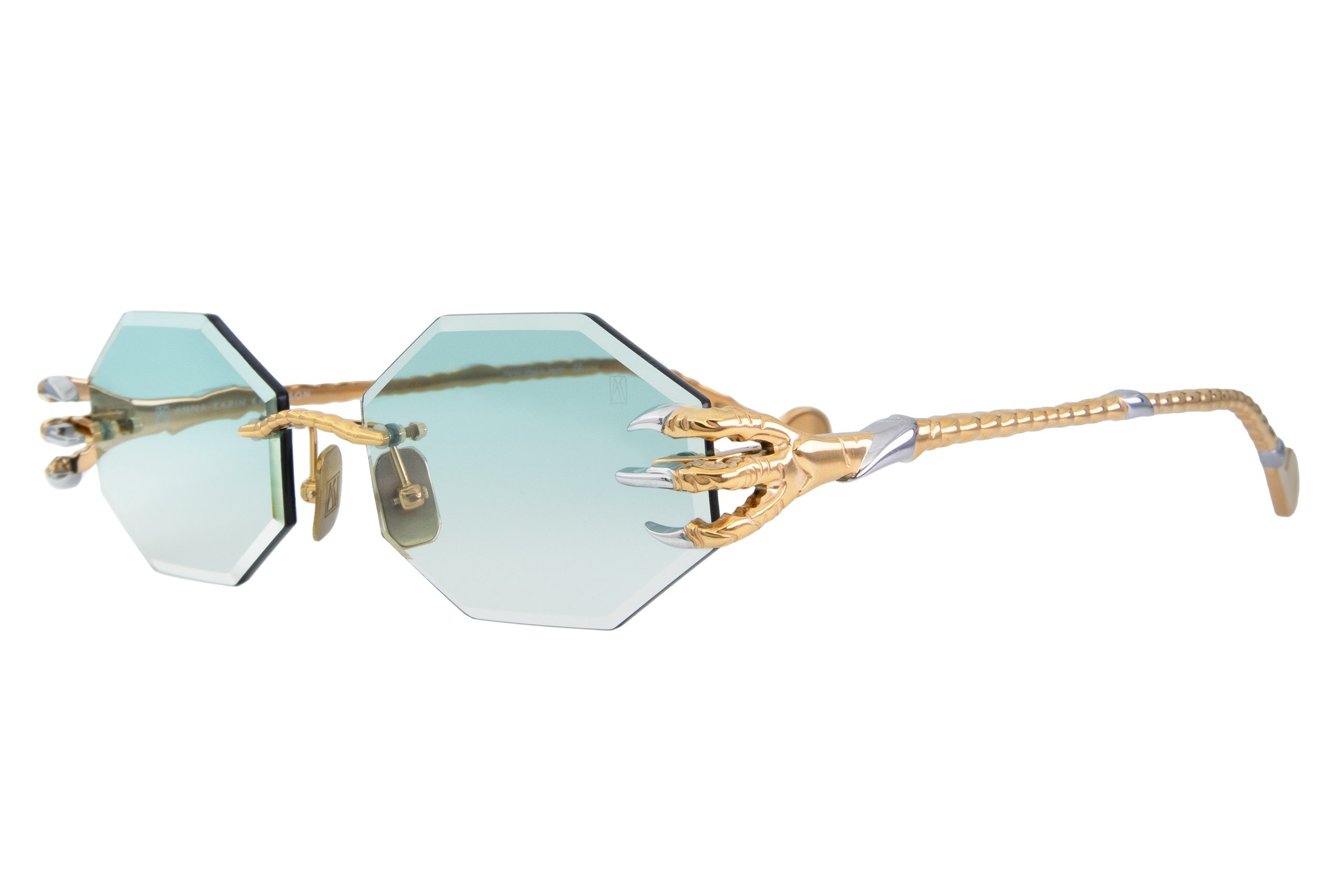 THE CLAW & THE NEST - OCTAGONAL 2.0 - Gold Azure
