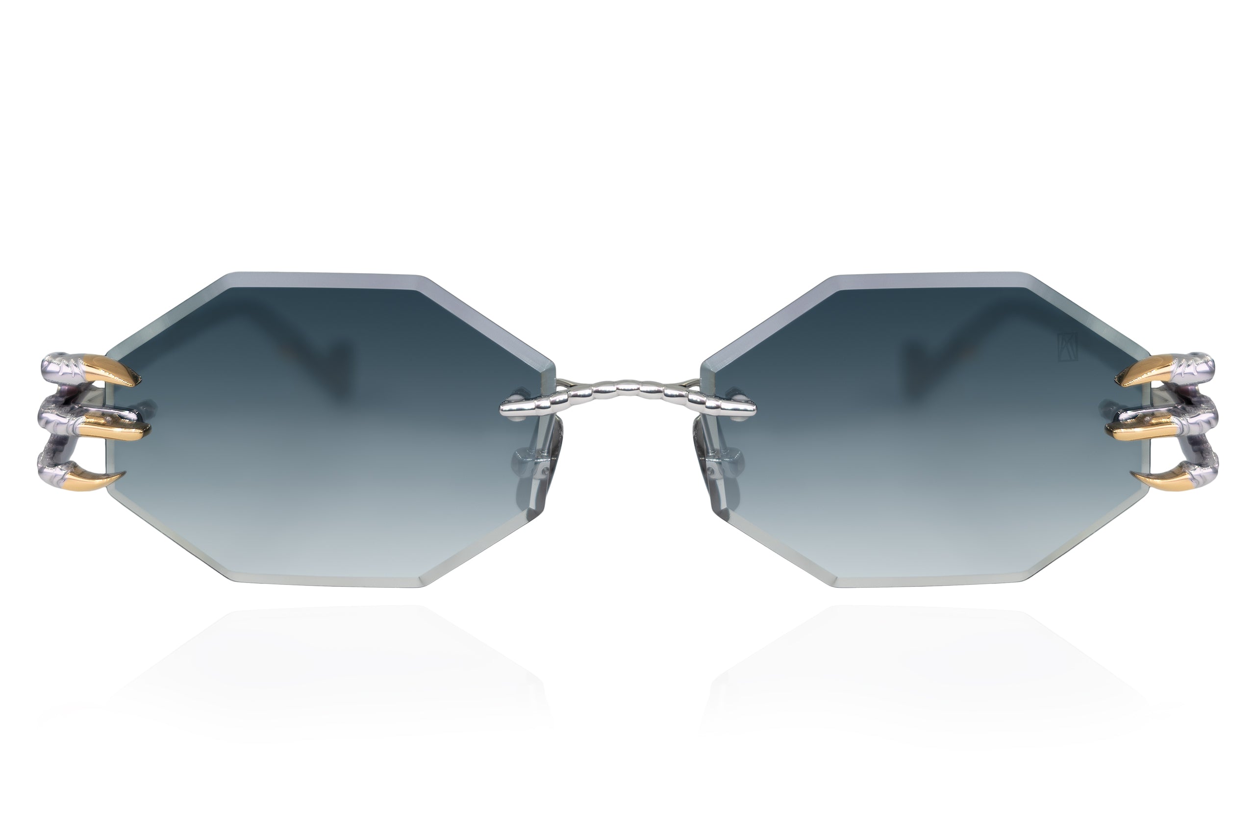 THE CLAW & THE NEST - OCTAGONAL 2.0 - White Gold