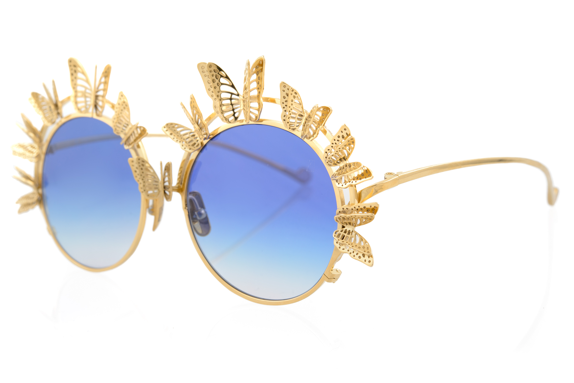 ALBANY  Womens Classic Luxury Butterfly Sunglasses - Cramilo